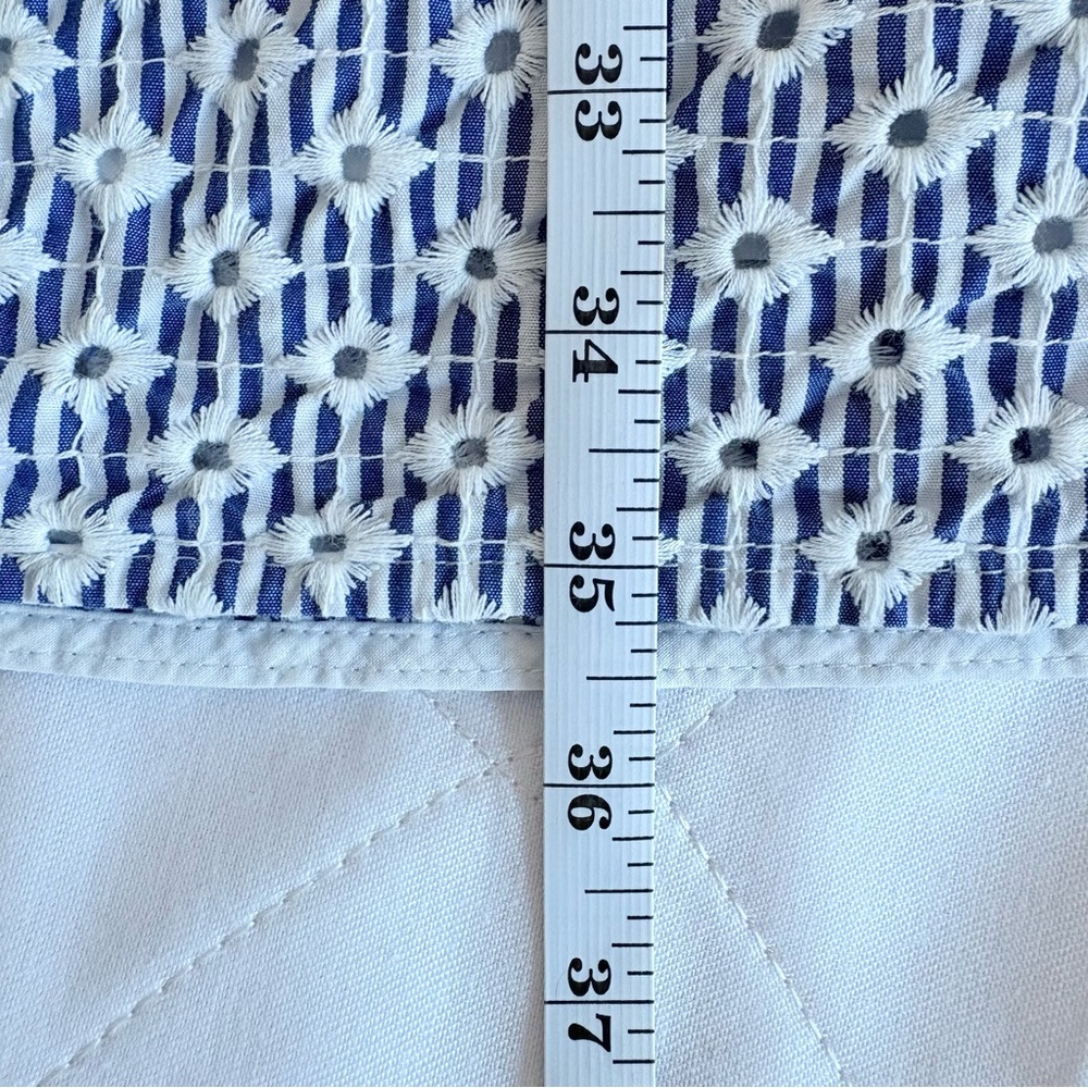 Brooks Brothers Blue and White Patterned Dress - Picture 11 of 11